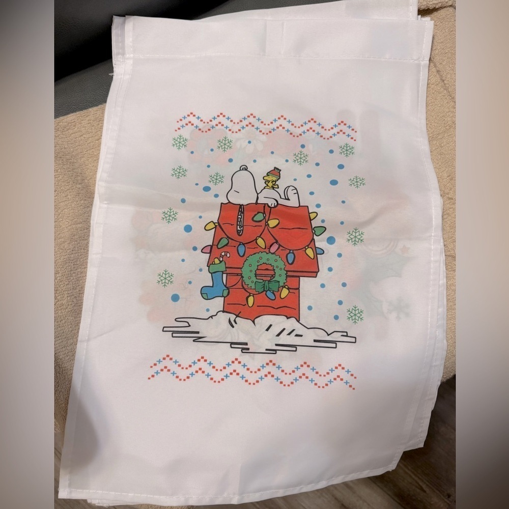 Hand Pressed BN Holiday Flag!